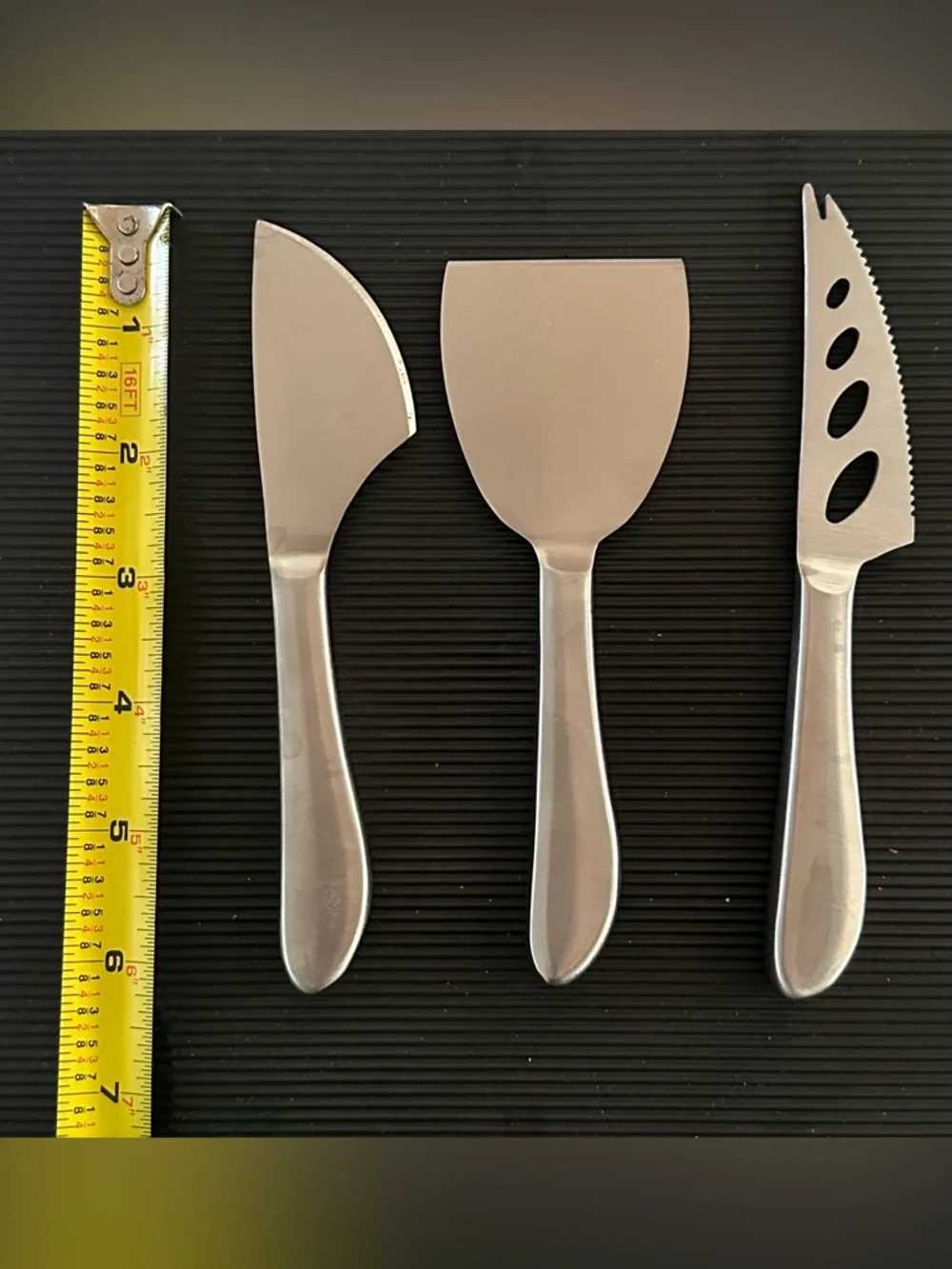 Stainless Steel Cheese Knife Set - 3 Piece